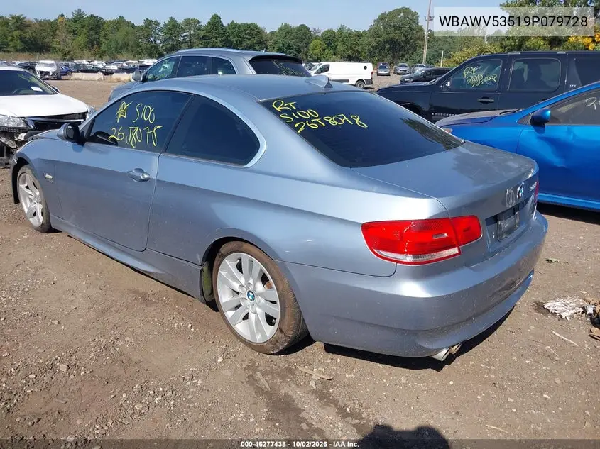 2009 BMW 3ER VIN WBAWV53519P079728 — фото 3