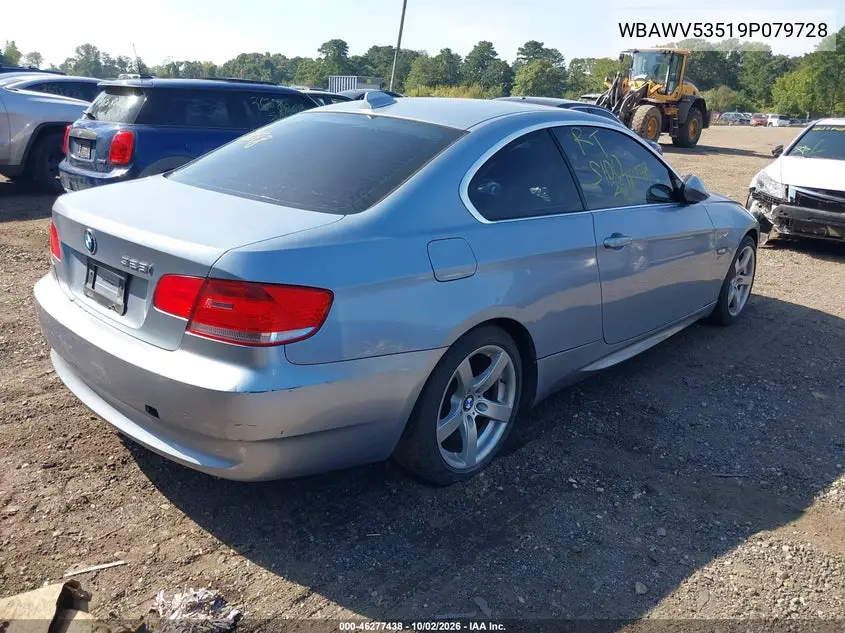 2009 BMW 3ER VIN WBAWV53519P079728 — фото 4