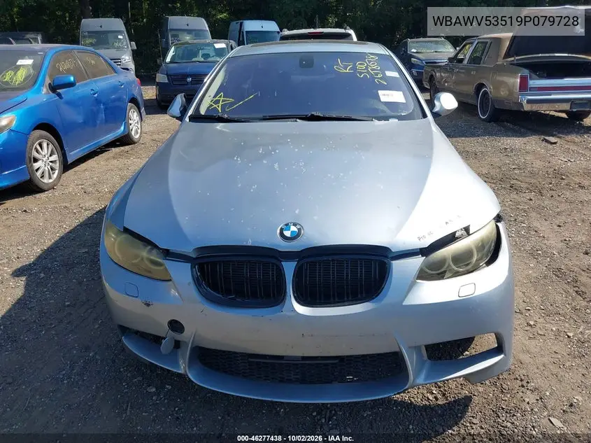 2009 BMW 3ER VIN WBAWV53519P079728 — фото 6