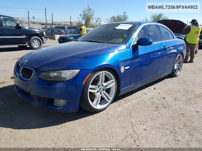 2009 BMW 3ER VIN WBAWL73569PX44902 — фото 2