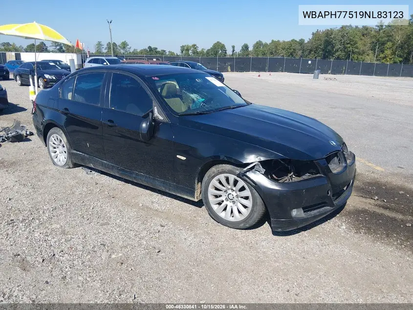 BMW 3ER 2009, VIN WBAPH77519NL83123
