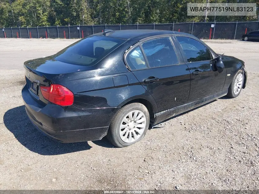 2009 BMW 3ER VIN WBAPH77519NL83123 — фото 4