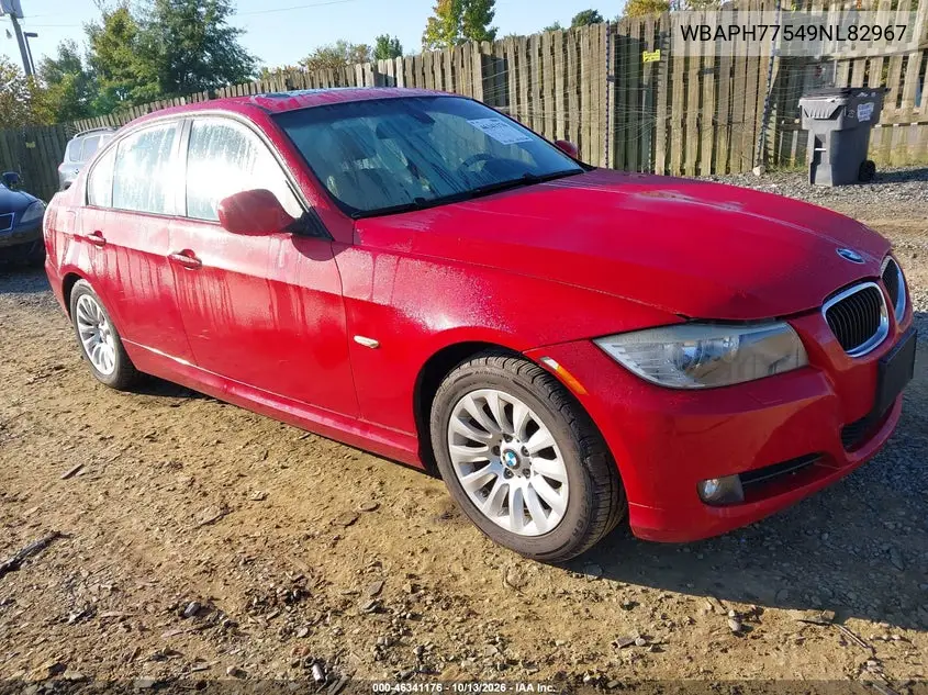 BMW 3ER 2009, VIN WBAPH77549NL82967