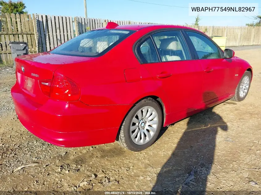 2009 BMW 3ER VIN WBAPH77549NL82967 — фото 4