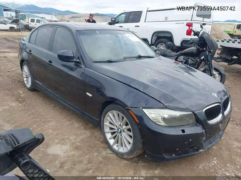 BMW 3ER 2009, VIN WBAPK73559A450742