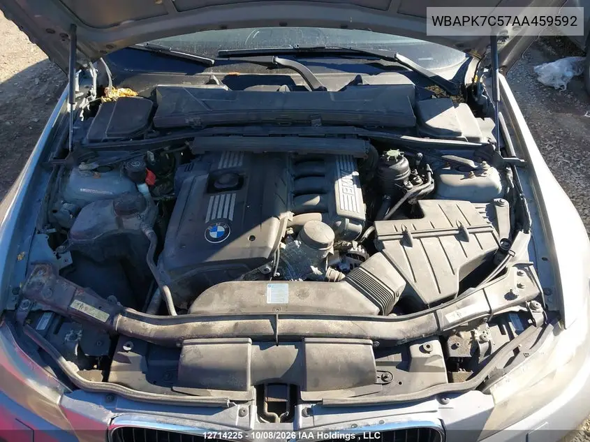 2010 BMW 3ER VIN WBAPK7C57AA459592 — фото 10