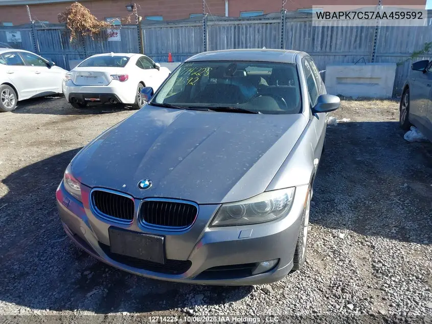 2010 BMW 3ER VIN WBAPK7C57AA459592 — фото 13