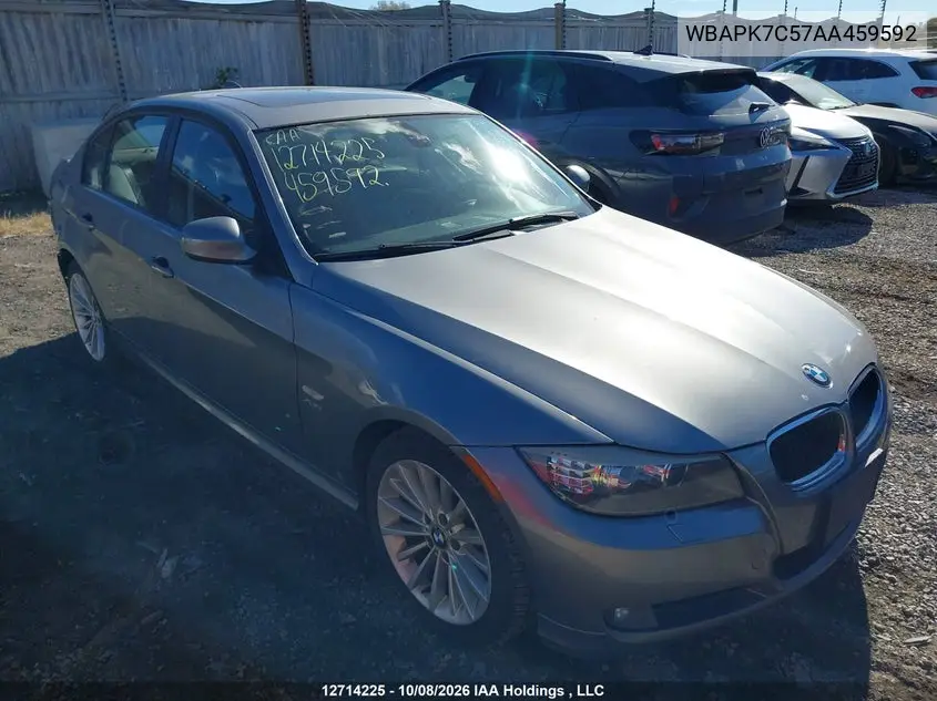 2010 BMW 3ER VIN WBAPK7C57AA459592 — фото 14