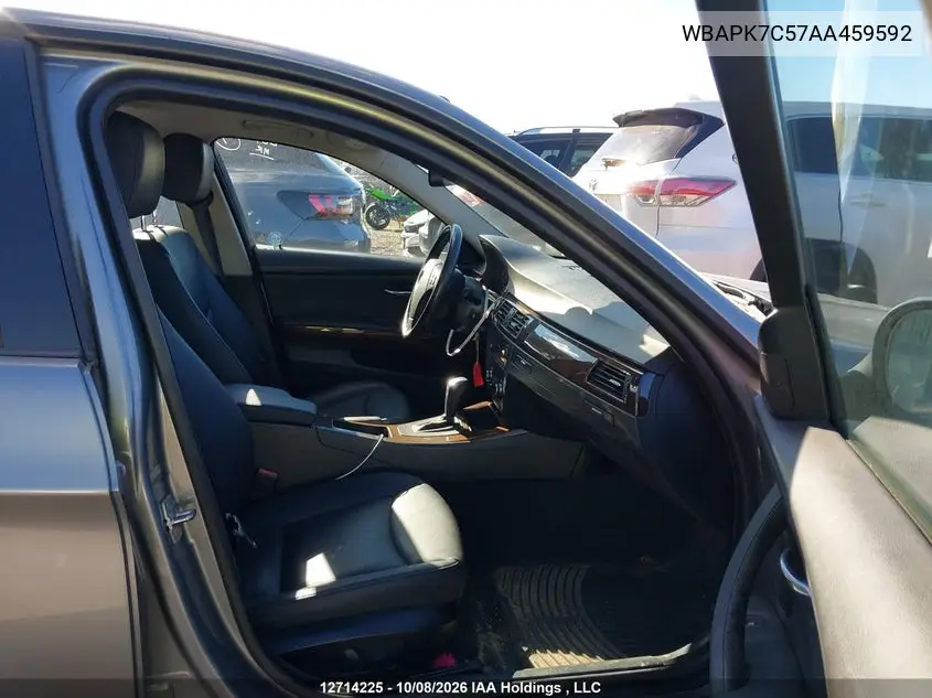 BMW 3ER 2010, VIN WBAPK7C57AA459592