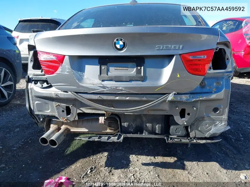 2010 BMW 3ER VIN WBAPK7C57AA459592 — фото 6