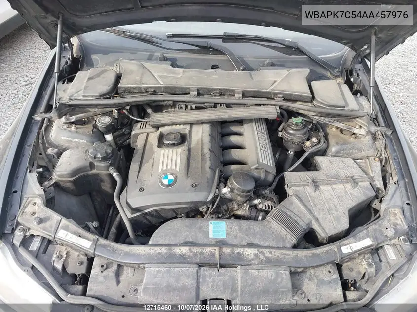 2010 BMW 3ER VIN WBAPK7C54AA457976 — фото 10