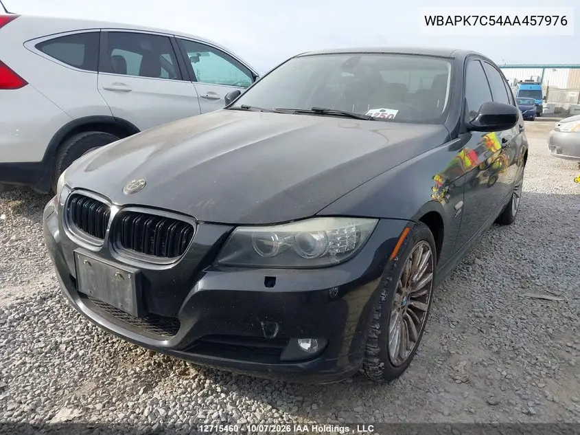 2010 BMW 3ER VIN WBAPK7C54AA457976 — фото 12