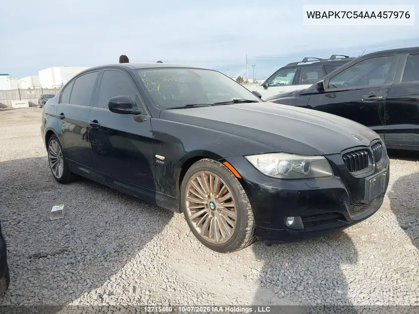 2010 BMW 3ER VIN WBAPK7C54AA457976 — фото 13