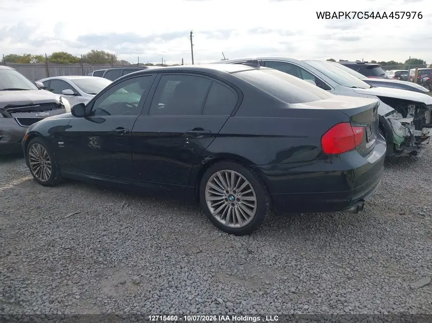 2010 BMW 3ER VIN WBAPK7C54AA457976 — фото 14
