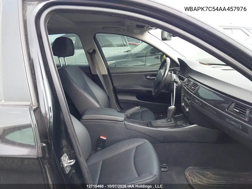 2010 BMW 3ER VIN WBAPK7C54AA457976 — фото 5