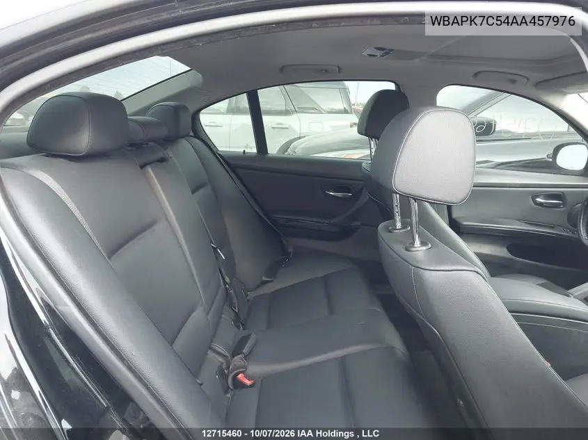 2010 BMW 3ER VIN WBAPK7C54AA457976 — фото 8