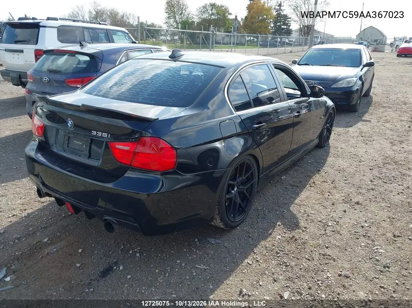 2010 BMW 3ER VIN WBAPM7C59AA367023 — фото 4