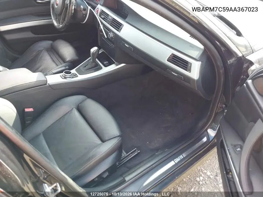 2010 BMW 3ER VIN WBAPM7C59AA367023 — фото 5