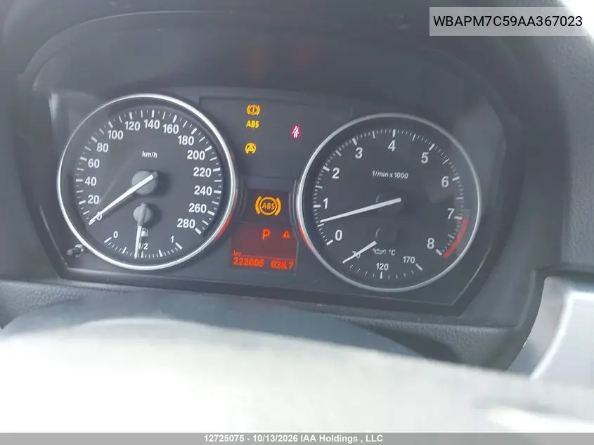 2010 BMW 3ER VIN WBAPM7C59AA367023 — фото 7