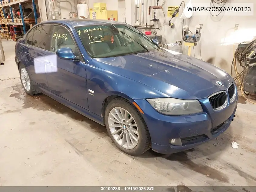 BMW 3ER 2010, VIN WBAPK7C5XAA460123