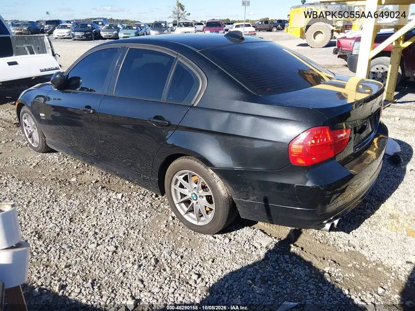 2010 BMW 3ER VIN WBAPK5C55AA649024 — фото 3