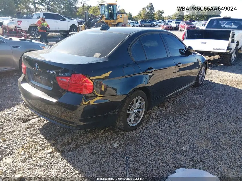 2010 BMW 3ER VIN WBAPK5C55AA649024 — фото 4