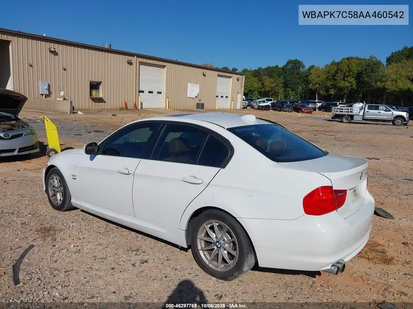 2010 BMW 3ER VIN WBAPK7C58AA460542 — фото 3