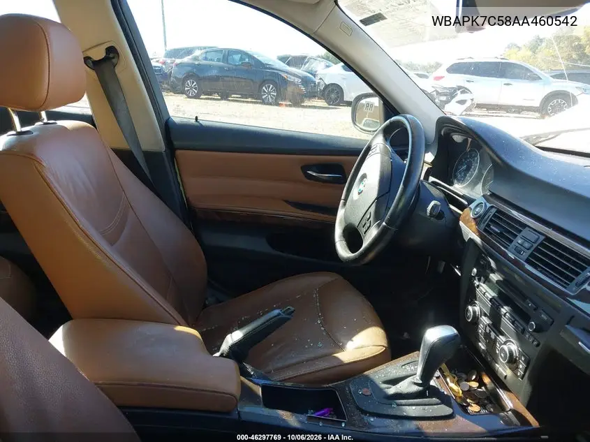 2010 BMW 3ER VIN WBAPK7C58AA460542 — фото 5