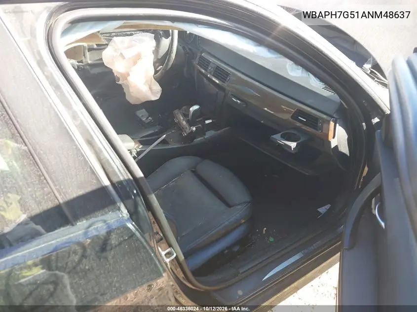 2010 BMW 3ER VIN WBAPH7G51ANM48637 — фото 5