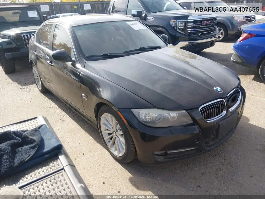 BMW 3ER 2010, VIN WBAPL3C51AA407655