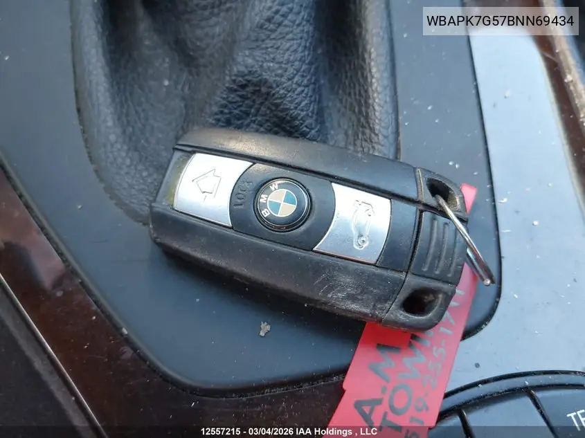 2011 BMW 3ER VIN WBAPK7G57BNN69434 — фото 11