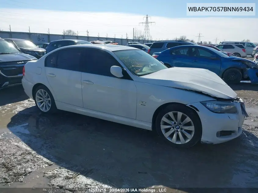 2011 BMW 3ER VIN WBAPK7G57BNN69434 — фото 13