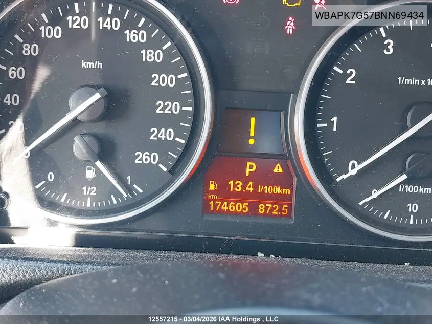 2011 BMW 3ER VIN WBAPK7G57BNN69434 — фото 15