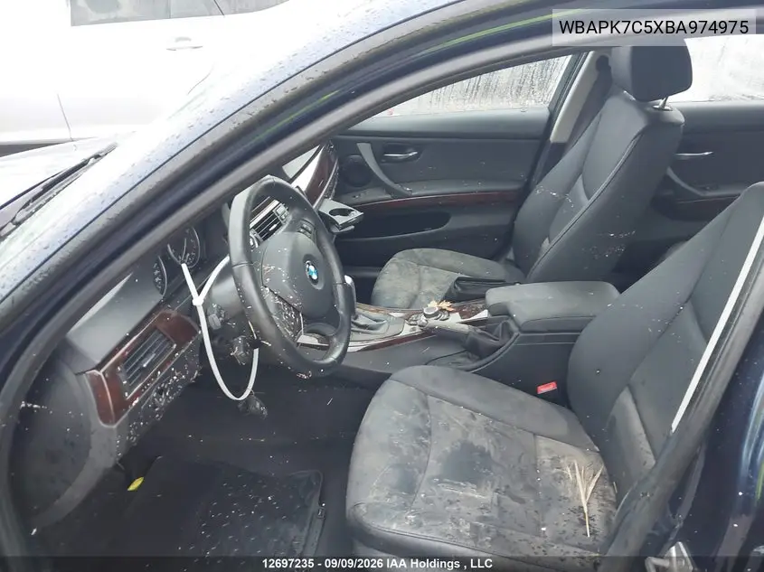 2011 BMW 3ER VIN WBAPK7C5XBA974975 — фото 5