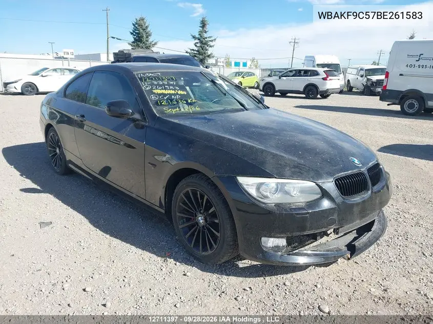 BMW 3ER 2011, VIN WBAKF9C57BE261583