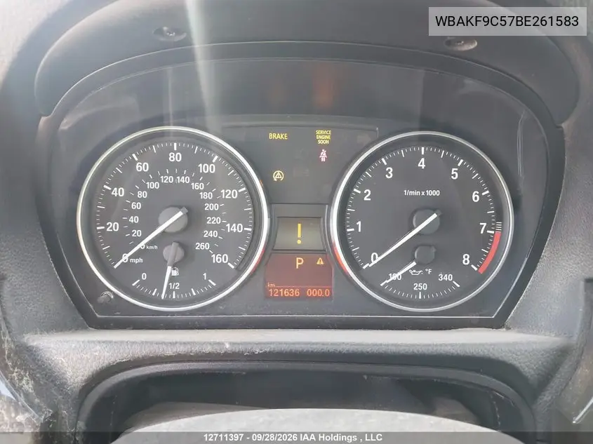 2011 BMW 3ER VIN WBAKF9C57BE261583 — фото 7