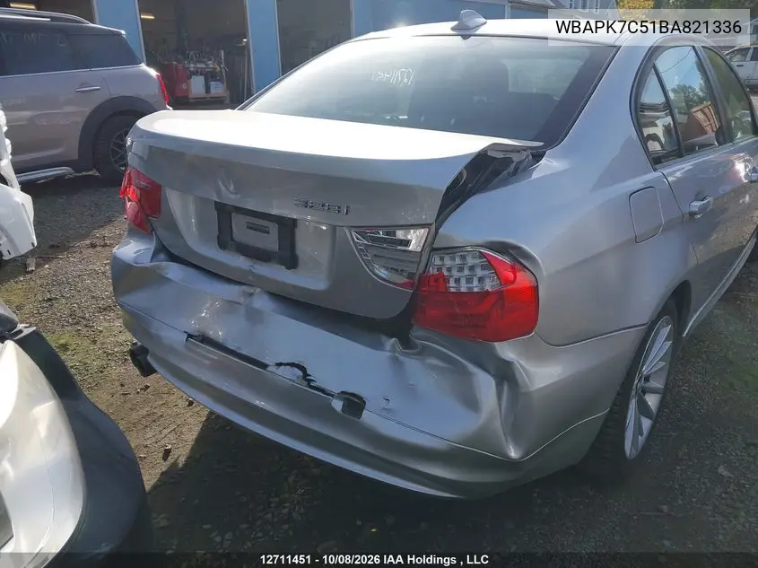 2011 BMW 3ER VIN WBAPK7C51BA821336 — фото 16