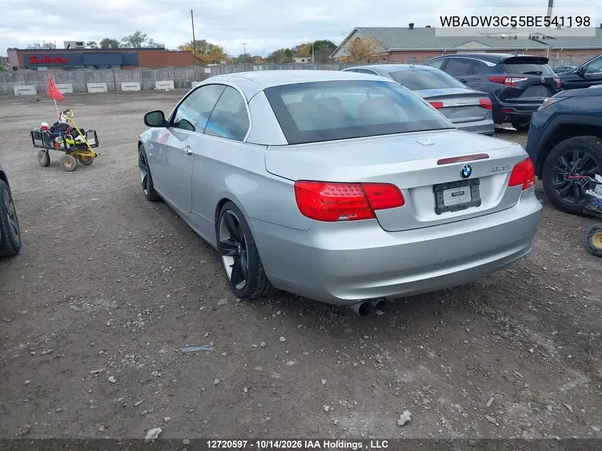 2011 BMW 3ER VIN WBADW3C55BE541198 — фото 3