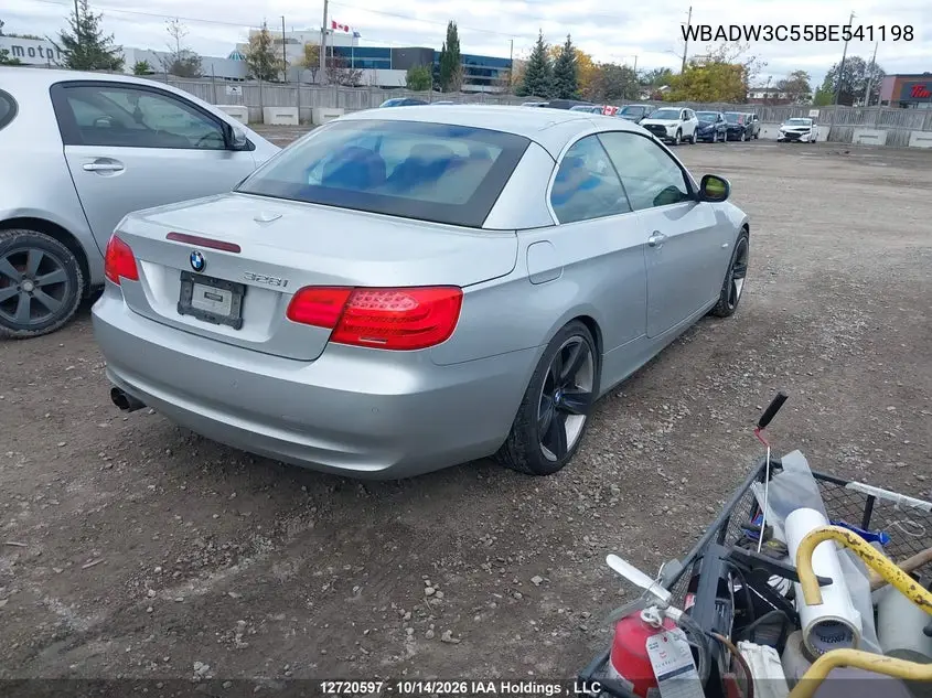 2011 BMW 3ER VIN WBADW3C55BE541198 — фото 4