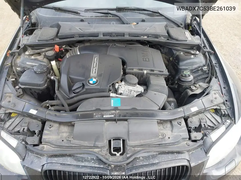 2011 BMW 3ER VIN WBADX7C53BE261039 — фото 10