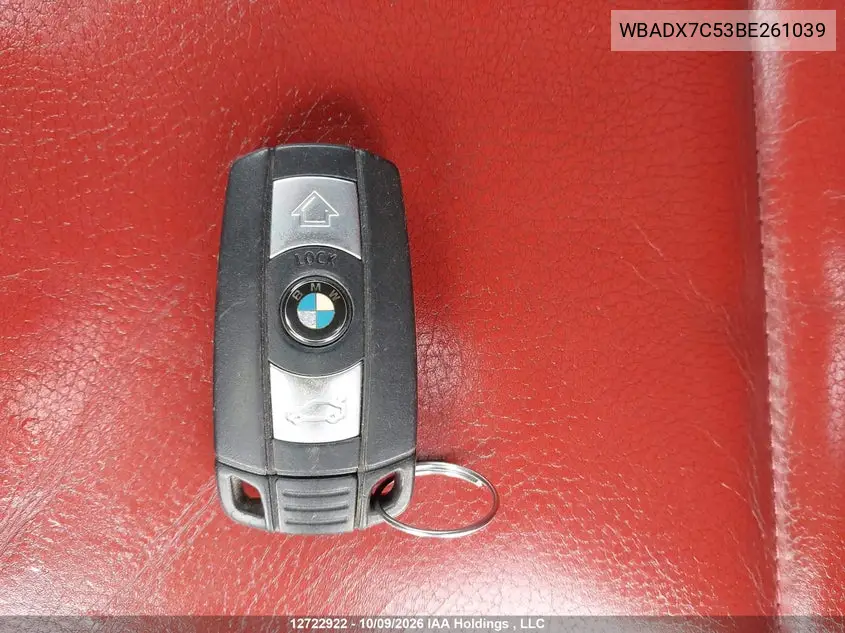 2011 BMW 3ER VIN WBADX7C53BE261039 — фото 11