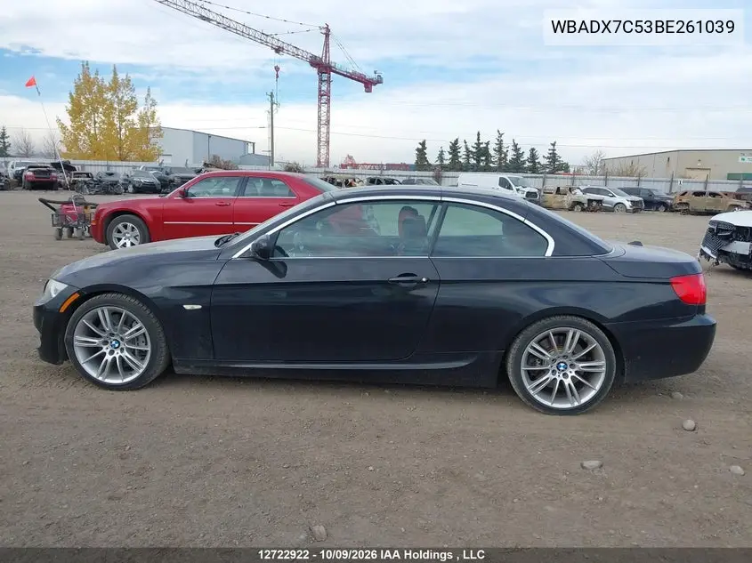 2011 BMW 3ER VIN WBADX7C53BE261039 — фото 15