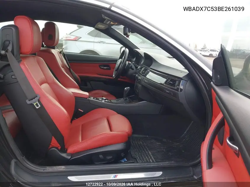 2011 BMW 3ER VIN WBADX7C53BE261039 — фото 5