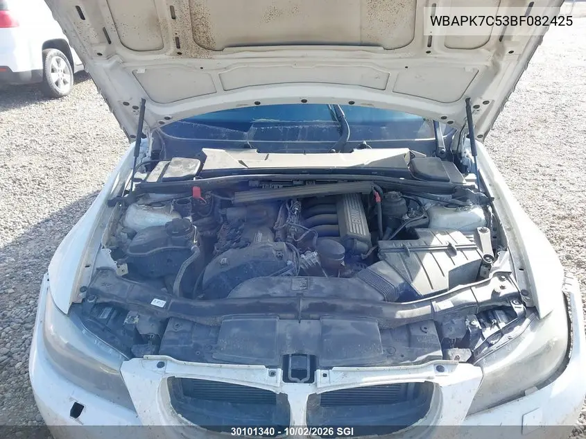 2011 BMW 3ER VIN WBAPK7C53BF082425 — фото 10