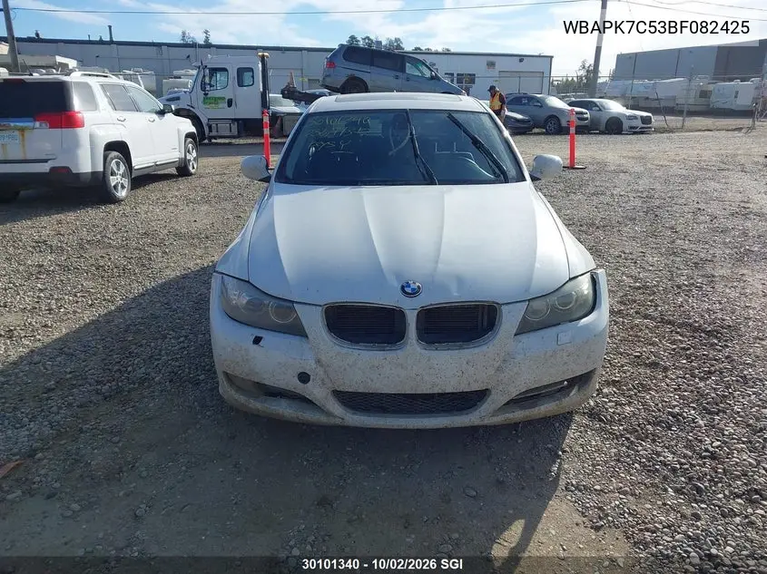 2011 BMW 3ER VIN WBAPK7C53BF082425 — фото 12