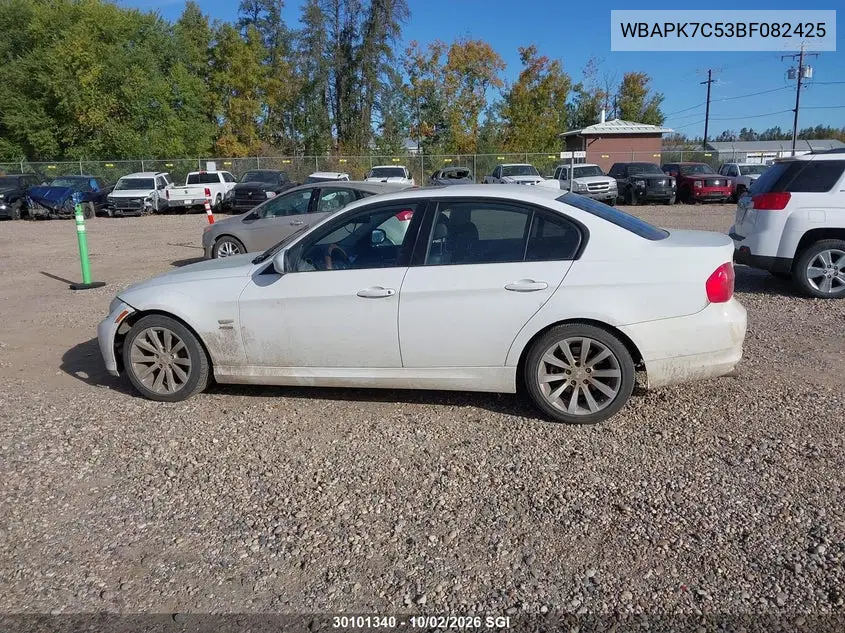 2011 BMW 3ER VIN WBAPK7C53BF082425 — фото 14