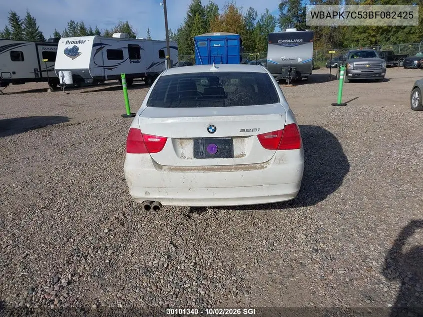 2011 BMW 3ER VIN WBAPK7C53BF082425 — фото 16
