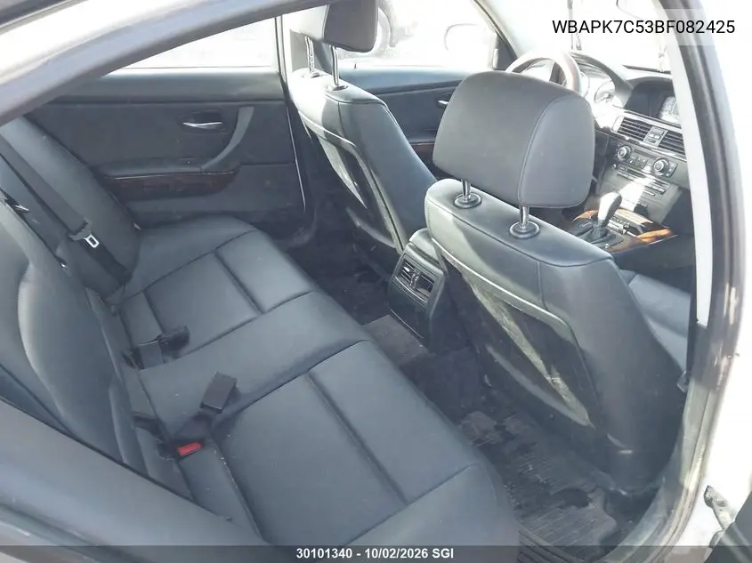 2011 BMW 3ER VIN WBAPK7C53BF082425 — фото 8