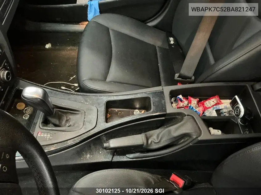 2011 BMW 3ER VIN WBAPK7C52BA821247 — фото 6