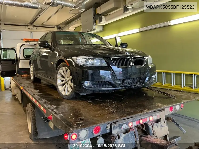 BMW 3ER 2011, VIN WBAPK5C55BF125523